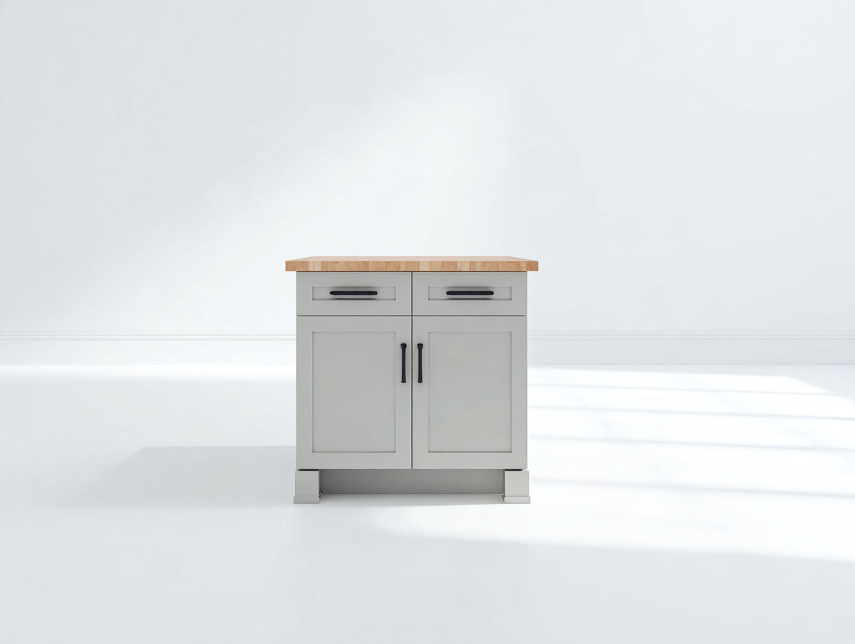 Buffet - bois - panneaux de bois - métal - 80 x 45 x 90 cm - gris clair-bois naturel - style contemporain